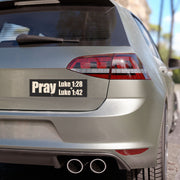 Pray The Rosary Car Magnet