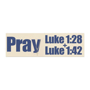 Pray The Rosary Car Magnet