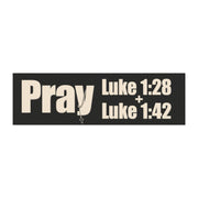 Pray The Rosary Car Magnet